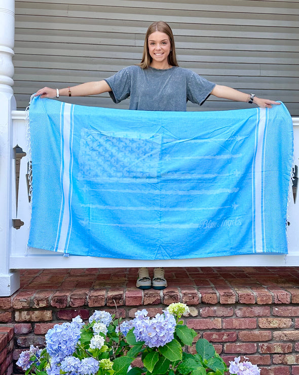 Peshtemal Turkish Blue Angel Towel