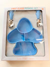 Blue Plane Feeding Set