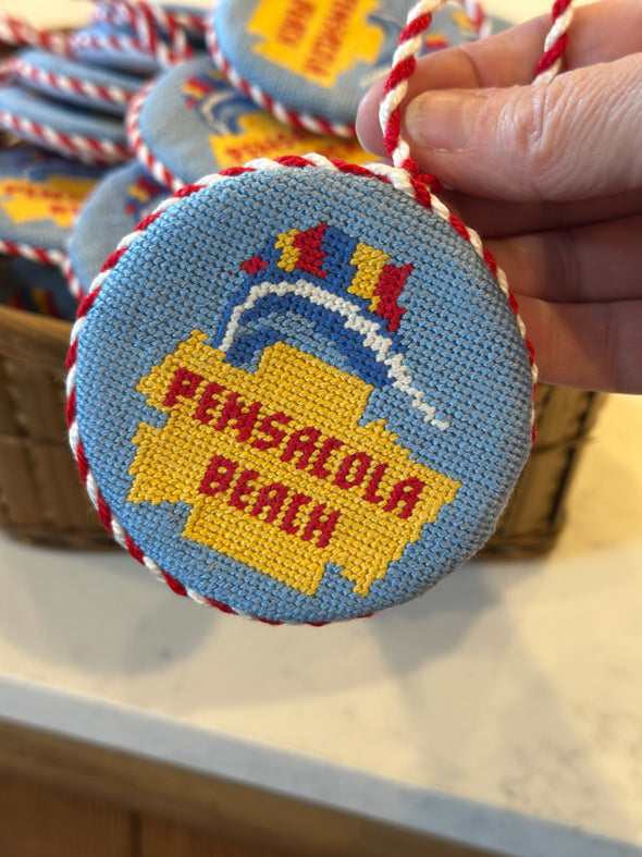 Pensacola Needlepoint Ornaments