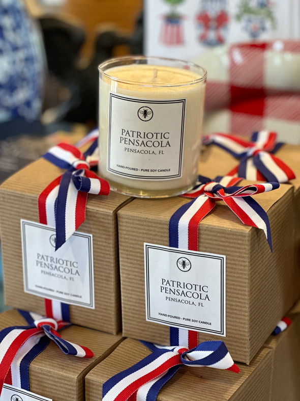 Patriotic Pensacola Candle