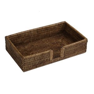 Rattan Guest Towel Holder