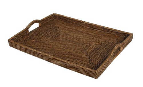 Rattan Tray with Handles